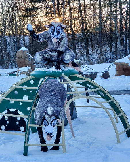 Snow day with Gregg and Megg